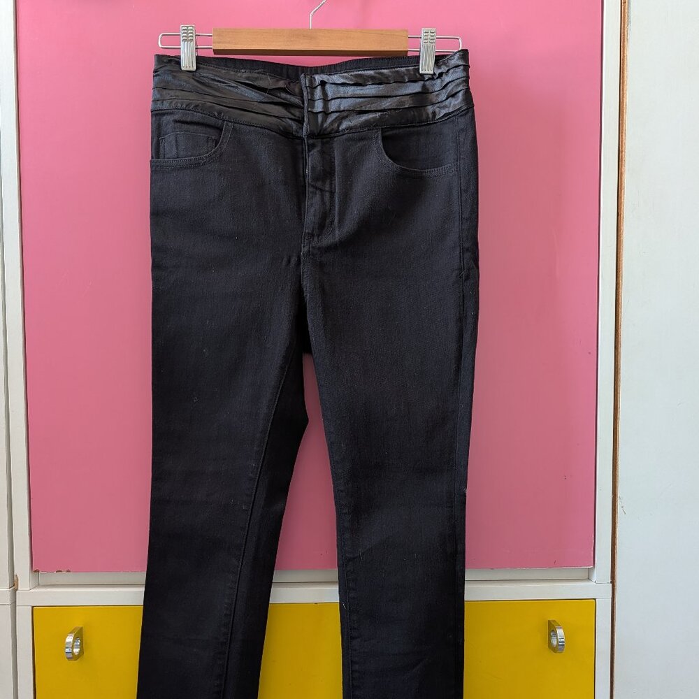 Anthropologie Pilcro High-Rise Skinny Jeans | Black | Size 28